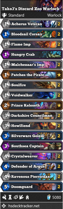 Tako3’s Discard Zoo Warlock