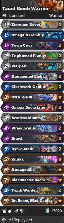 Taunt Bomb Warrior