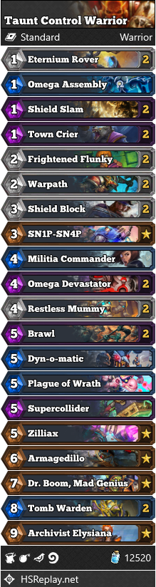 Taunt Control Warrior