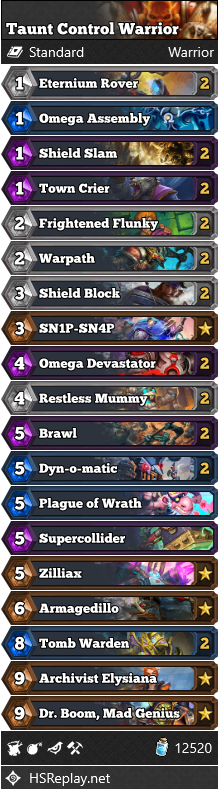 Taunt Control Warrior