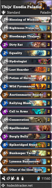 Thijs’ Exodia Paladin
