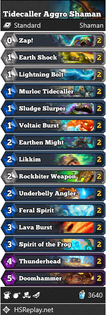 Tidecaller Aggro Shaman