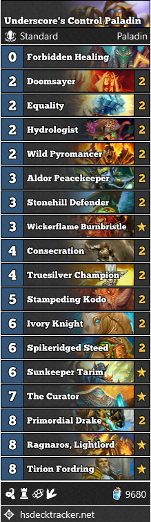 Underscore’s Control Paladin