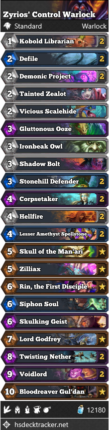 Zyrios’ Control Warlock